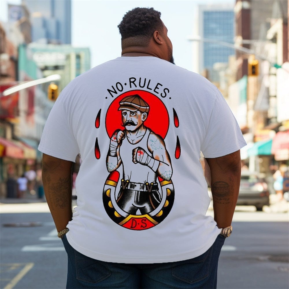 Vintage Boxer Tattoo Plus Size T-shirt