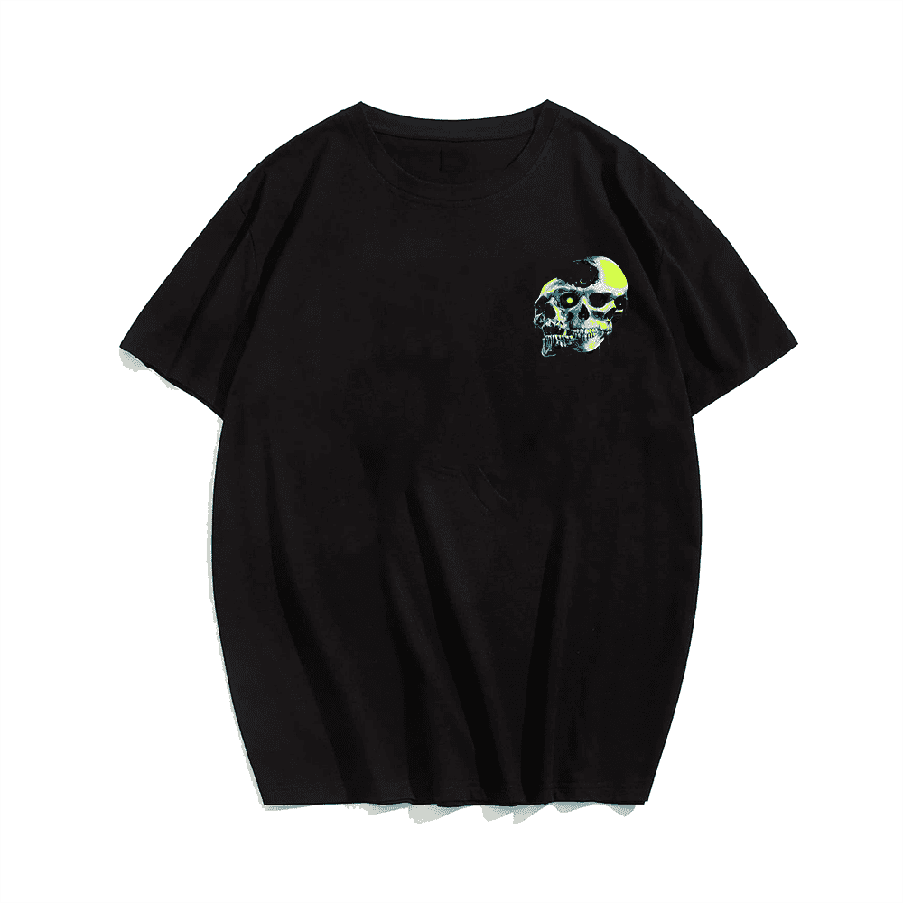 Back Fashion Skull Style Plus Size T-Shirt