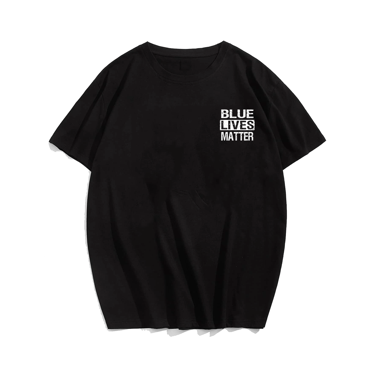 Blue Lives Matter Plus Size T-Shirt