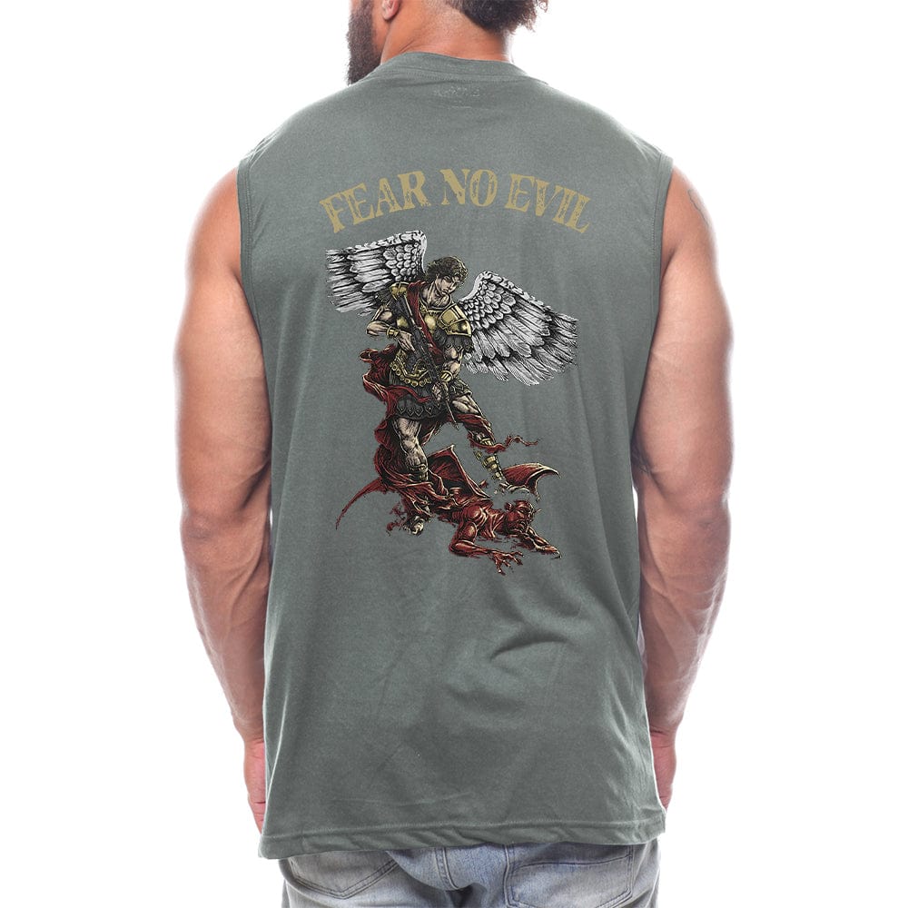 Fear No Evil Back fashion Sleeveless