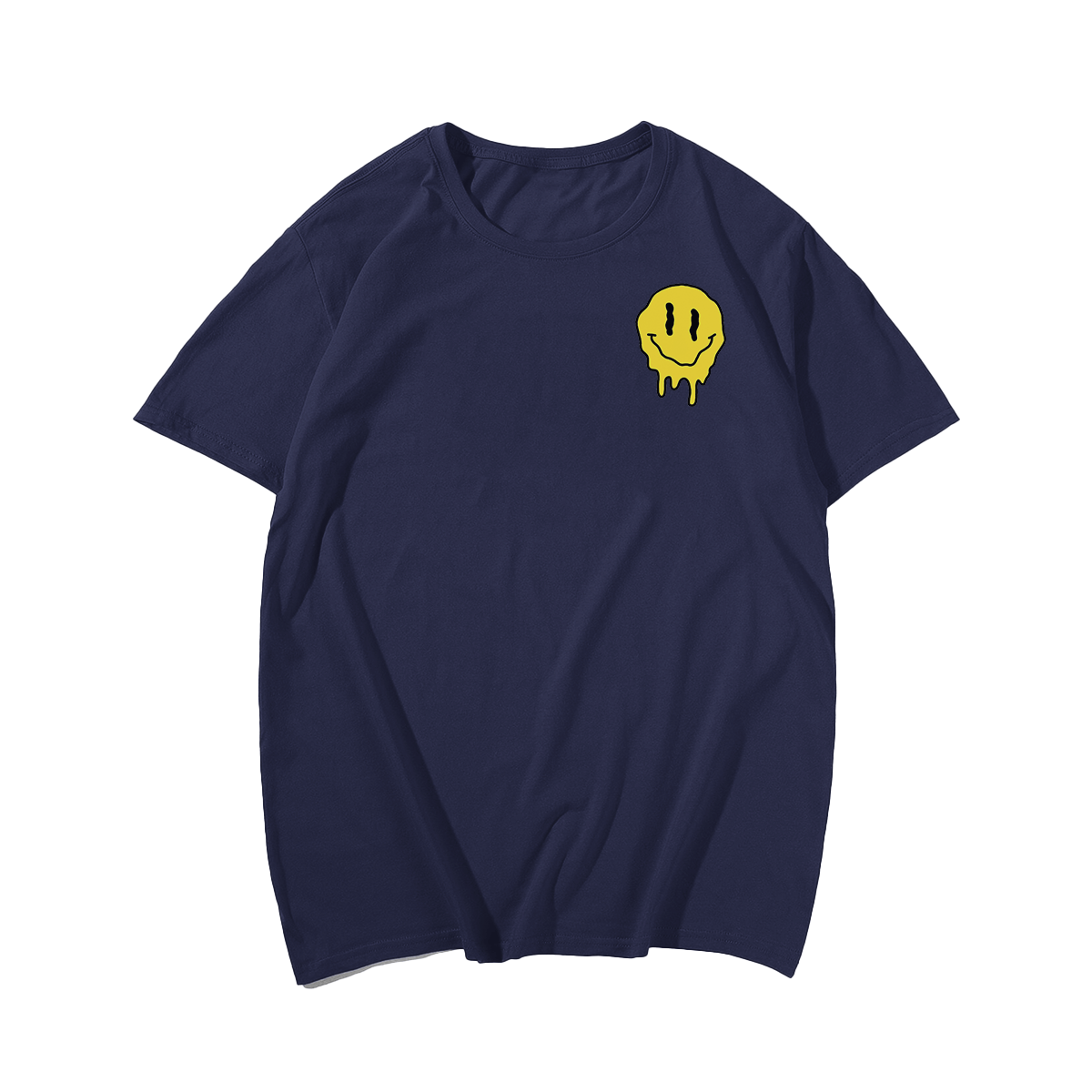 Smile Face Plus Size Men T-Shirt