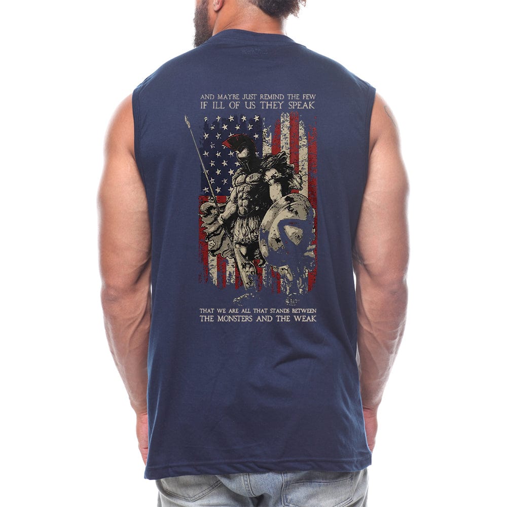 American Spartan Back fashion Sleeveless