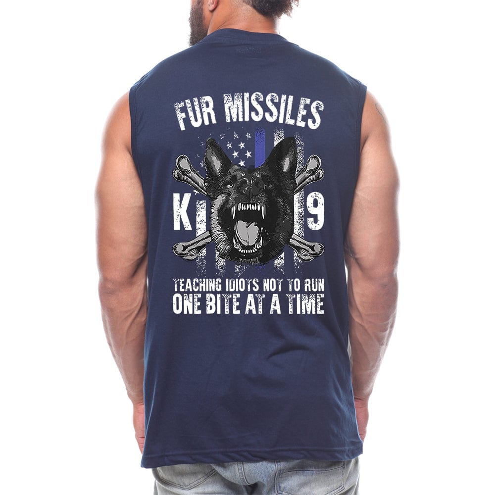 Fur Missile Back fashion Sleeveless