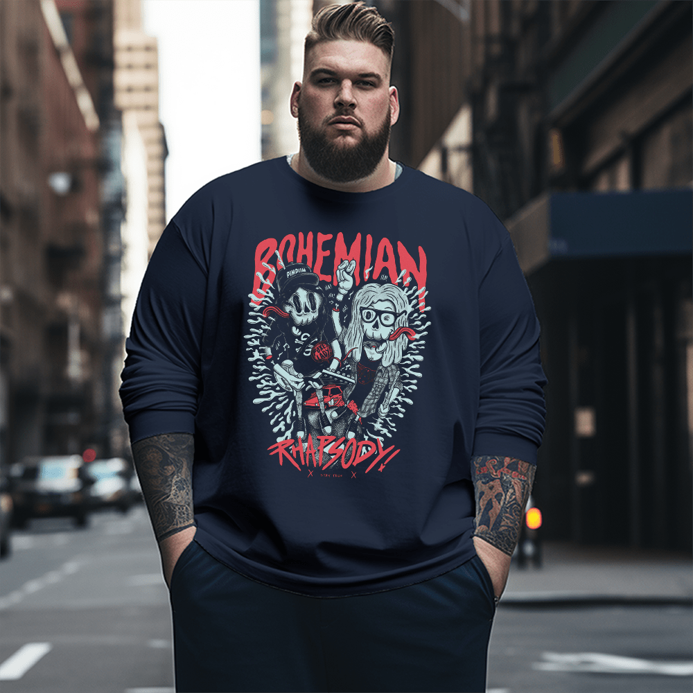 Bohemian Rhapsody Plus Size Long Sleeve T-Shirt