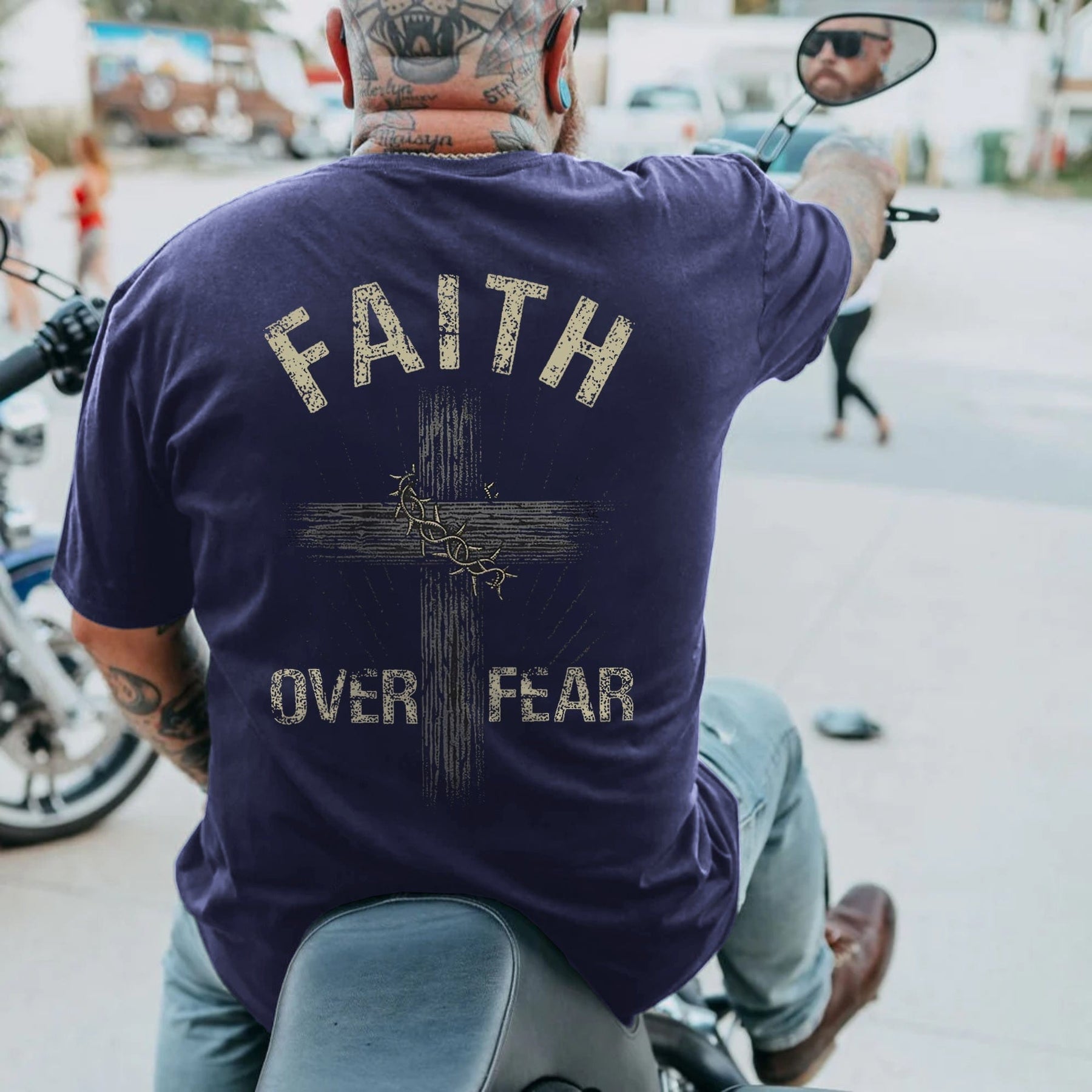 Faith Over Fear Plus Size T-Shirt