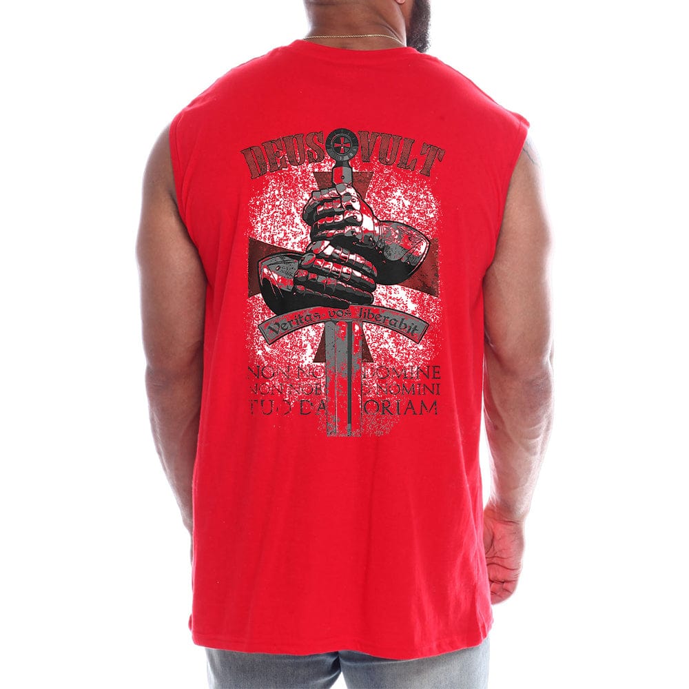 DEUS VULT Back fashion Sleeveless