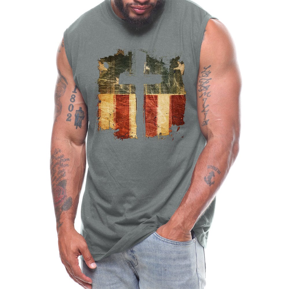USA Cross Flag Shirt (Version 2)