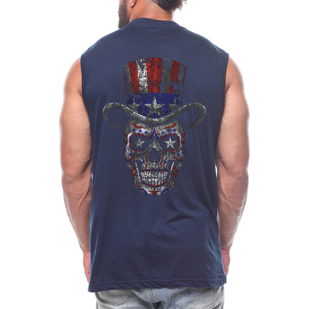 American Sugar Skull Back fashion Sleeveless