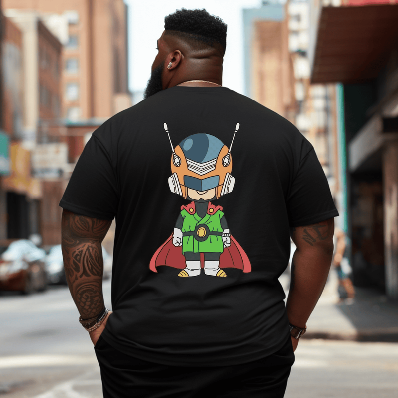 GOKU x Great Saiyaman Anime Plus Size Men T-Shirt