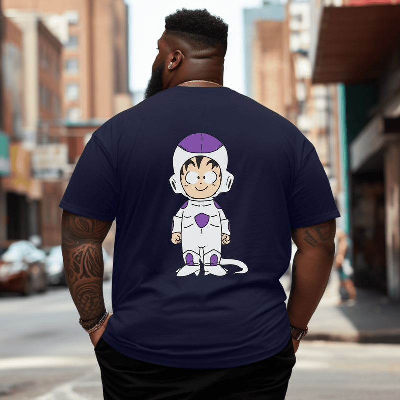 GOKU x Frieza Anime Plus Size Men T-Shirt