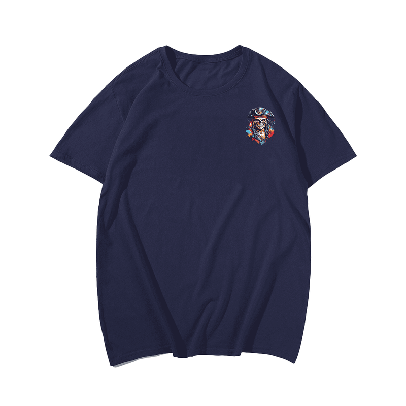 Pirate skull 2# T-Shirt, Oversized T-Shirt for Big and Tall