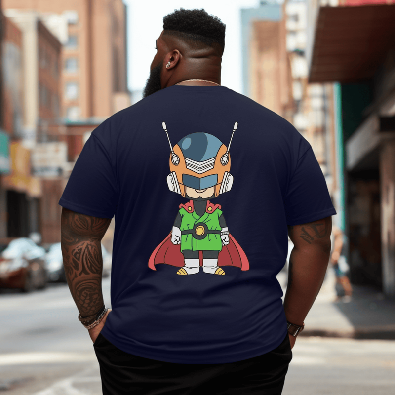 GOKU x Great Saiyaman Anime Plus Size Men T-Shirt