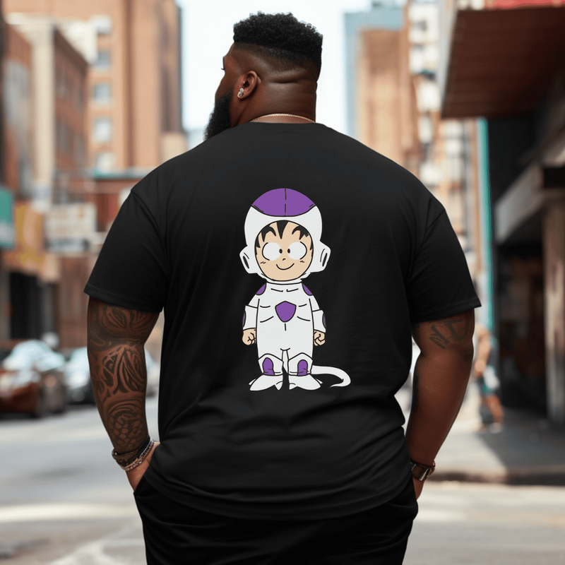 GOKU x Frieza Anime Plus Size Men T-Shirt