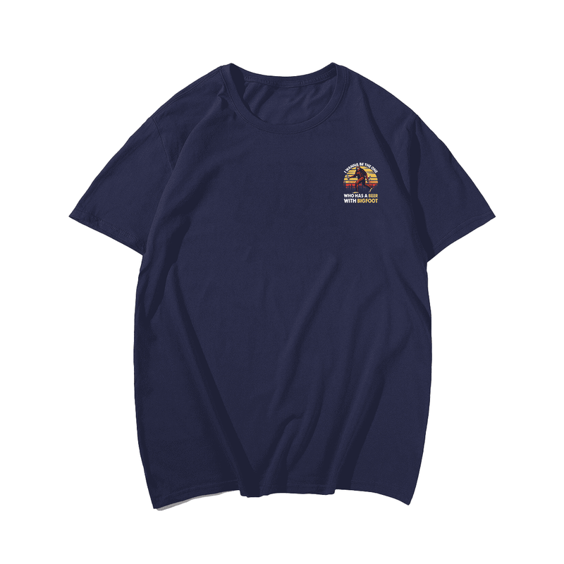 Bigfoot Men 2# Plus Size T-Shirt for Big & Tall