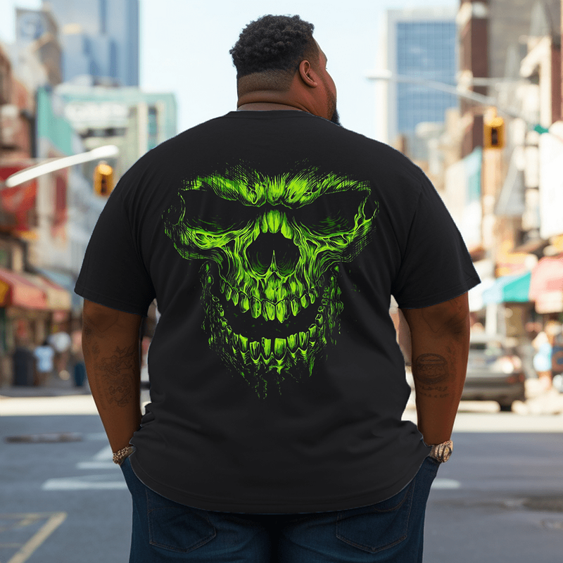 Men's Shredder Skull Plus Size T-Shirt