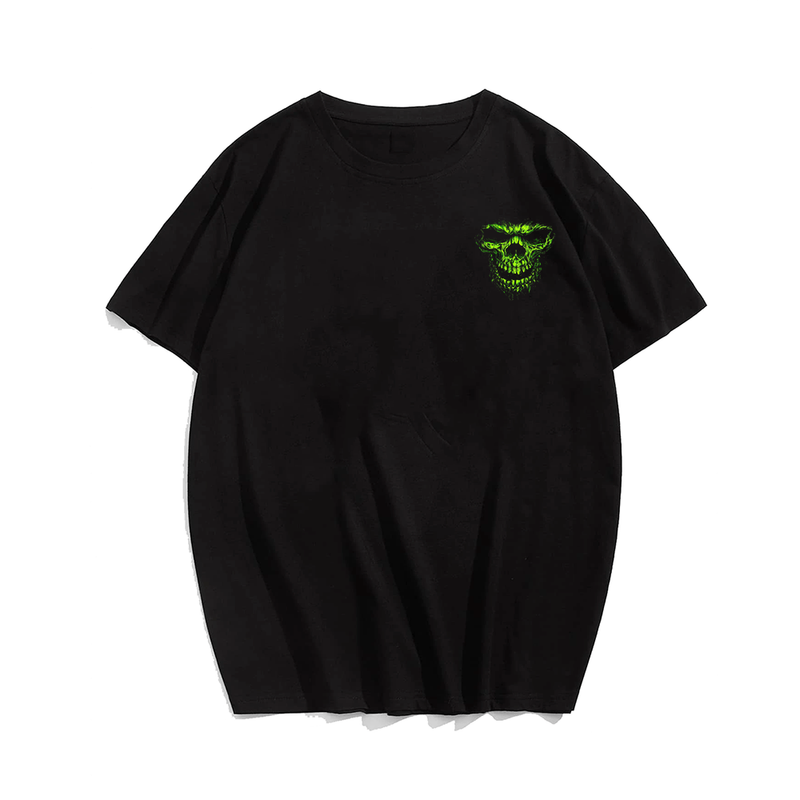 Men's Shredder Skull Plus Size T-Shirt