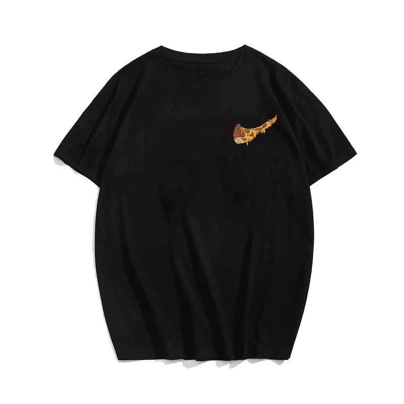 Funny Pizza Just Eat It Plus Size Men T-Shirt