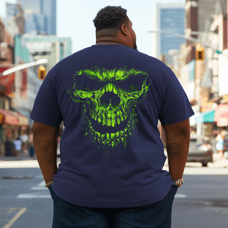 Men's Shredder Skull Plus Size T-Shirt