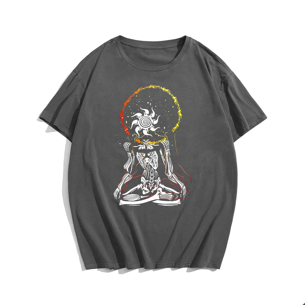 Creator Of The Universe, Men Plus Size Oversize T-shirt for Big & Tall Man