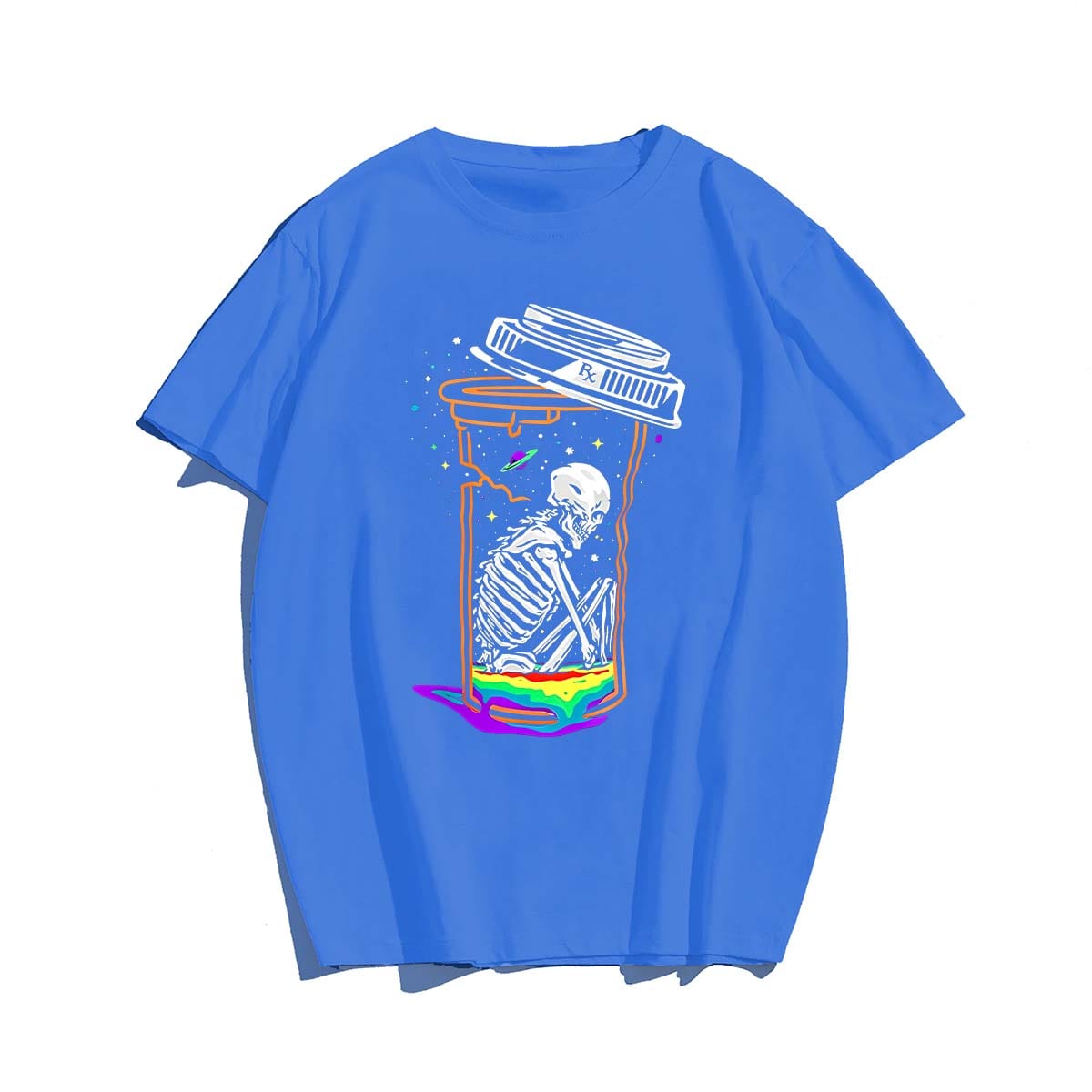 Extreme Lonely, Men Plus Size Oversize T-shirt for Big & Tall Man