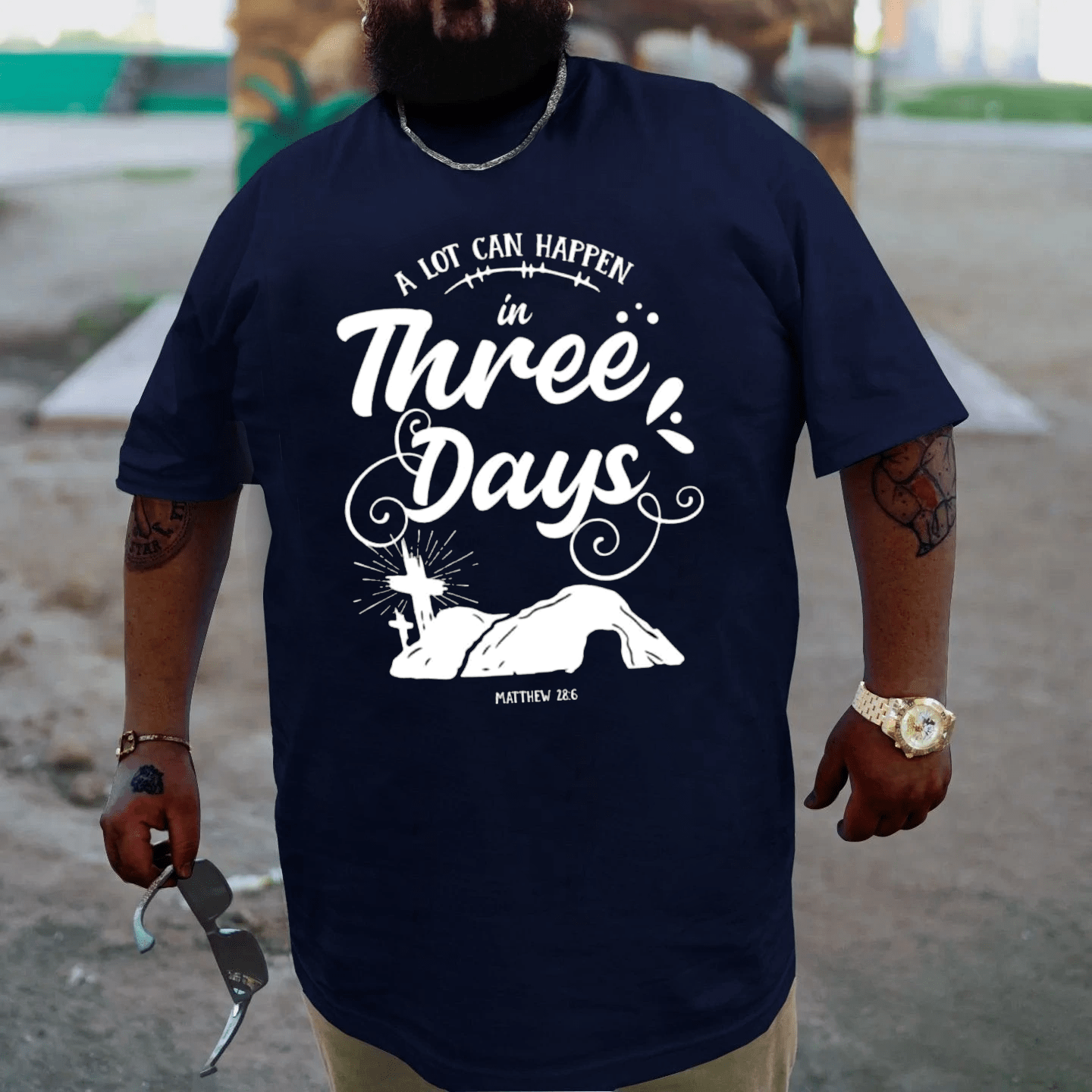A lot can happen in three days Plus Size T-shirt