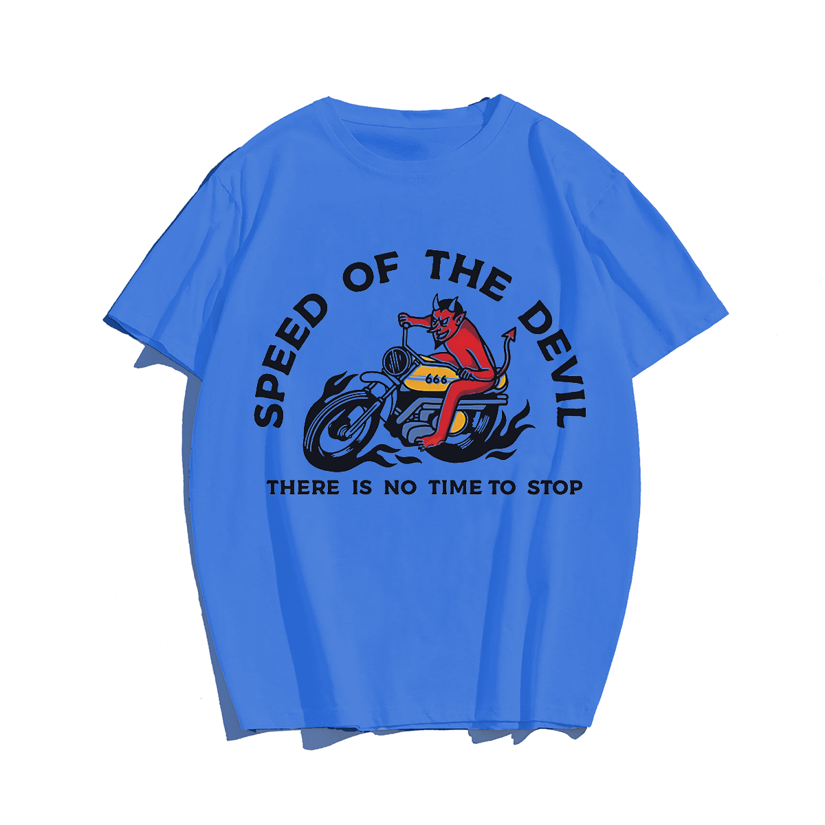 Speed Devil Men T-Shirt for Big & Tall Man