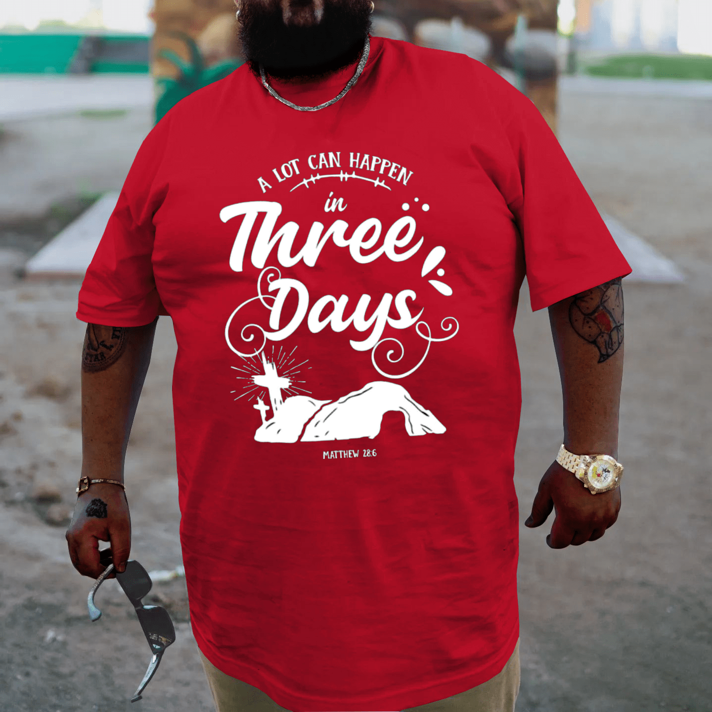 A lot can happen in three days Plus Size T-shirt