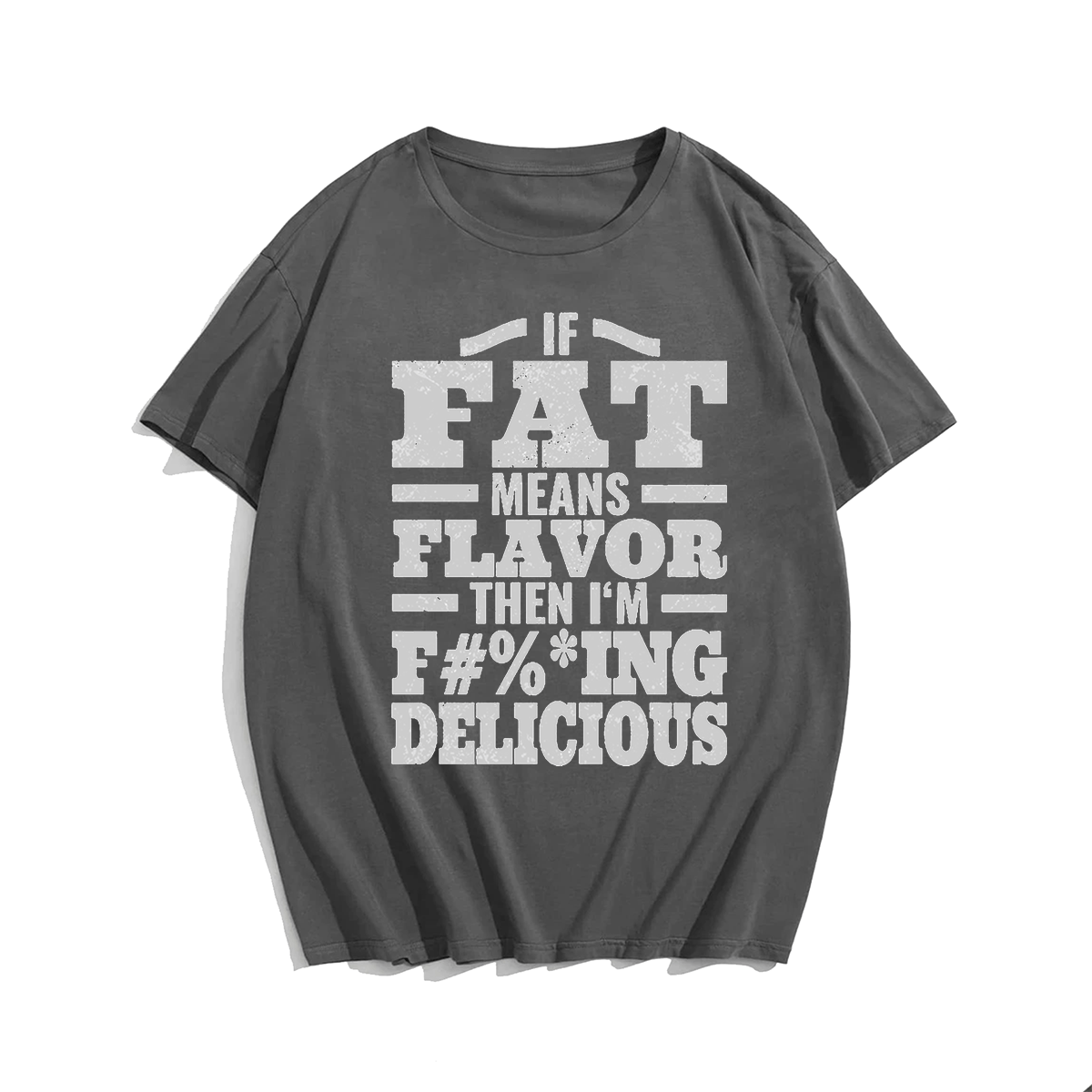 Being Fat T-shirt for Men, Oversize Plus Size Big & Tall Man Clothing