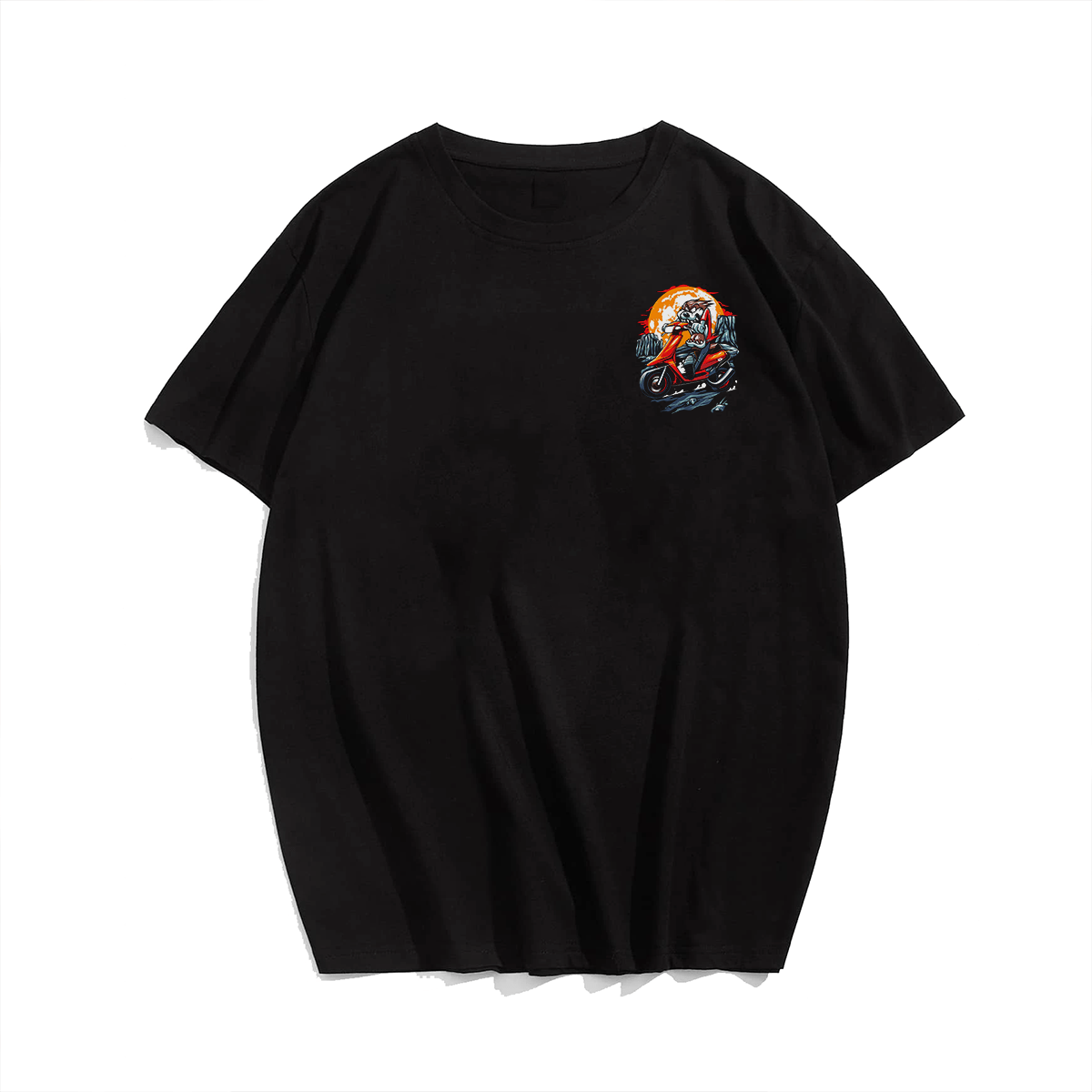 Brave Rider Men T-Shirt OverSize Plus Size Man Clothing 1XL-9XL