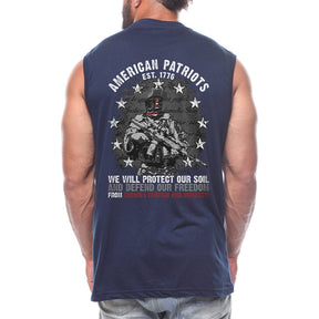 American Patriots Back fashion Sleeveless
