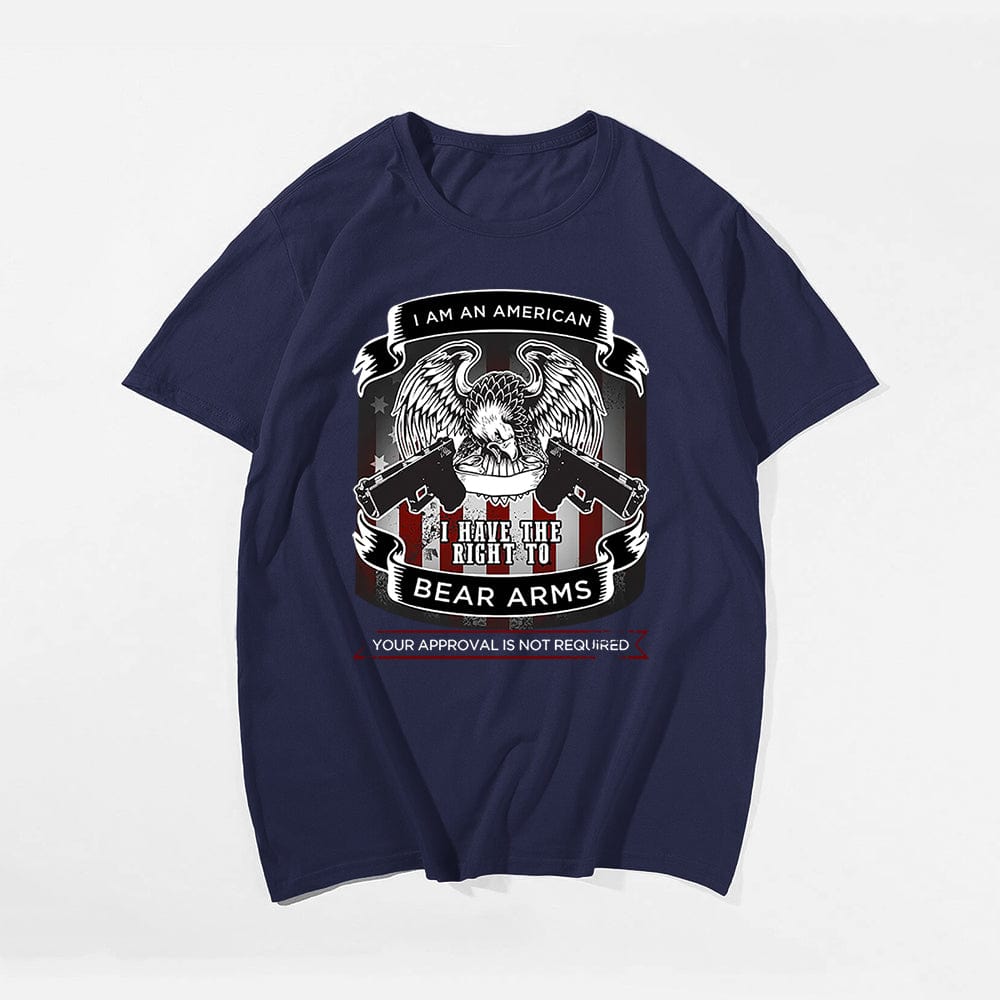 Right To Bear Arms T-shirt for Men, Oversize Plus Size Man Clothing - Big Tall Men Must Have