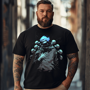 Fallen God T-Shirt, Plus Size Oversize T-shirt for Big & Tall Man