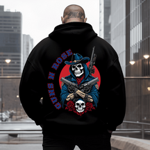 Skull Sheriff Men's Plus Size Hoodie