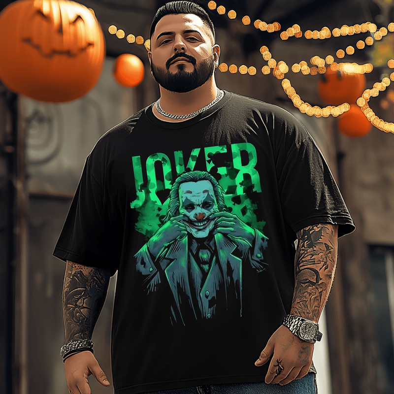 Horror Movie 7# Men T-Shirt, Plus Size Oversize T-shirt for Big & Tall Man