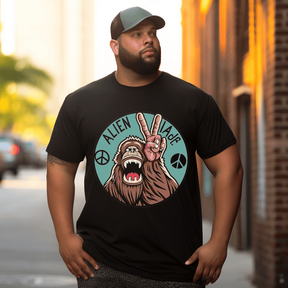 Sasquatch T-Shirt, Plus Size Oversize T-shirt for Big & Tall Man