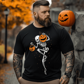 Horror Halloween2 T-Shirt, Plus Size Oversize T-shirt for Big & Tall Man