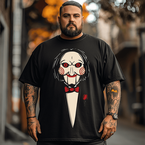 The Godpuppet Halloween T-Shirt, Plus Size Oversize T-shirt for Big & Tall Man