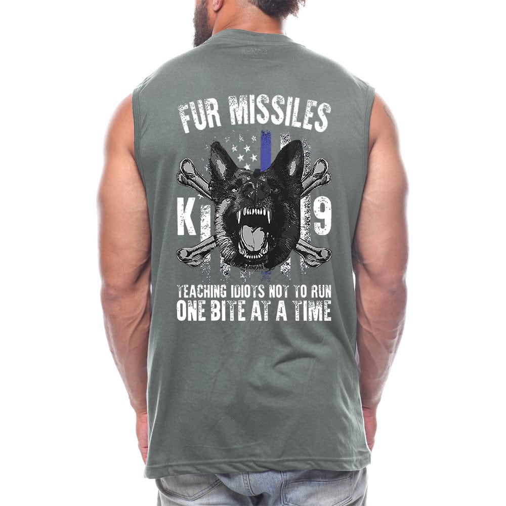 Fur Missile Back fashion Sleeveless