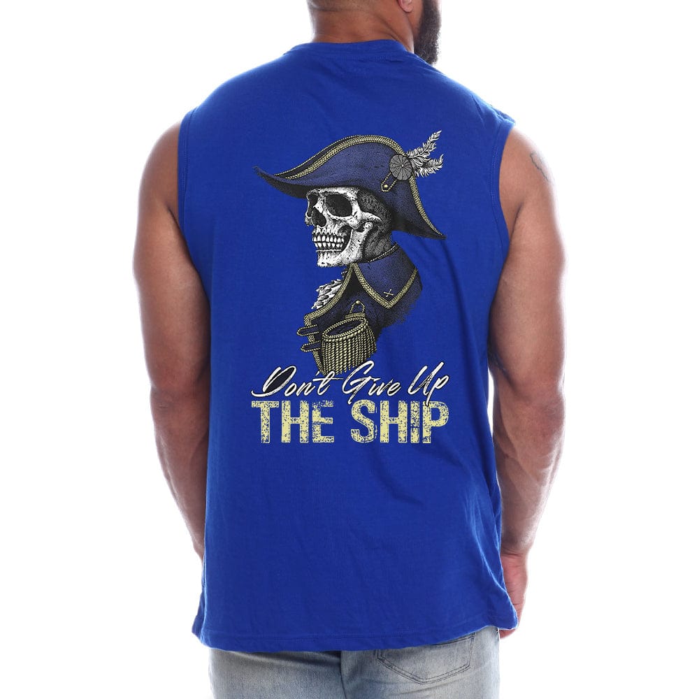 Don't Give Up The Ship Back fashion Sleeveless