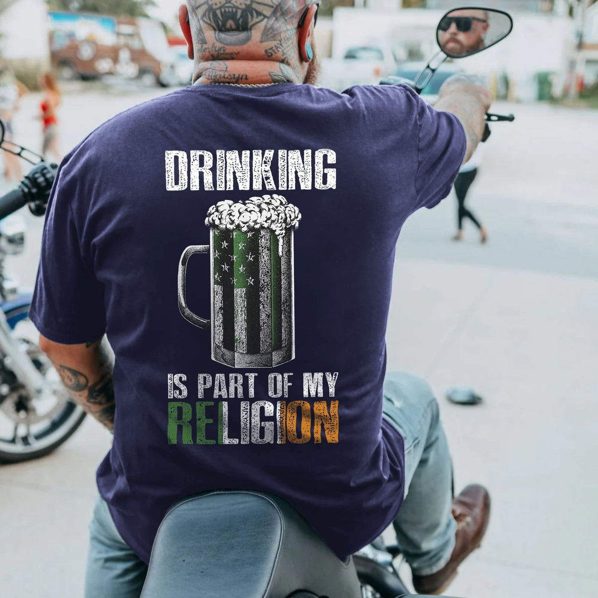 Drinking Is Part Of My Religion Plus Size T-Shirt