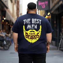 The Best Men Have Beards Men T Shirt Tees, Oversized T-Shirt for Big and Tall
