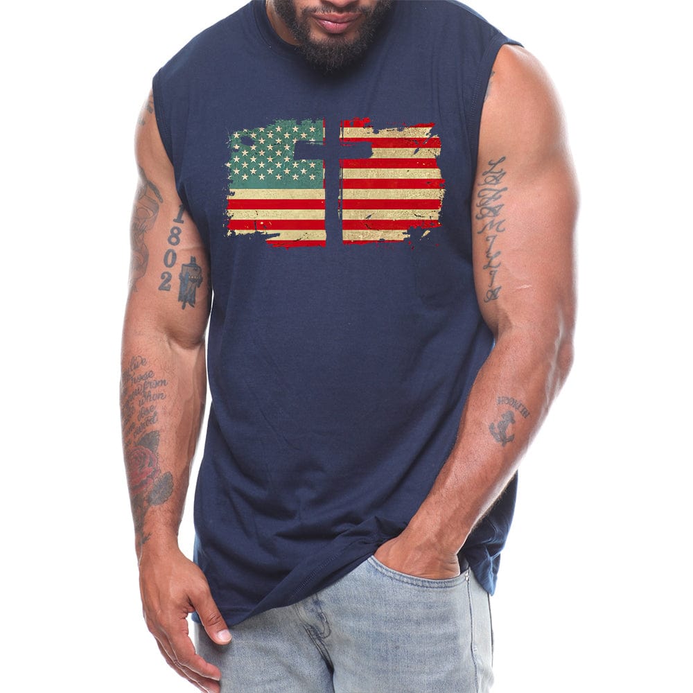 USA Cross Flag Shirt