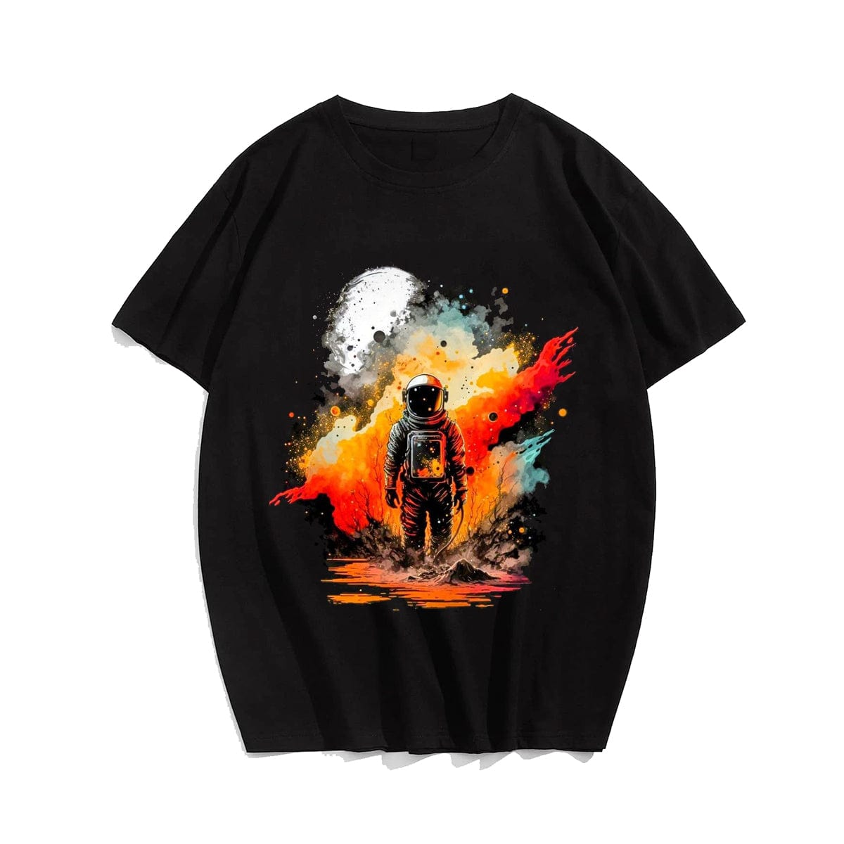 Astronaut series Men's Plus Size T-shirt