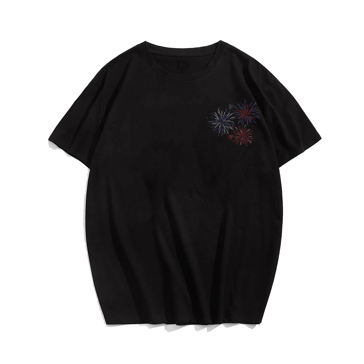 Fireworks Plus Size T-Shirt