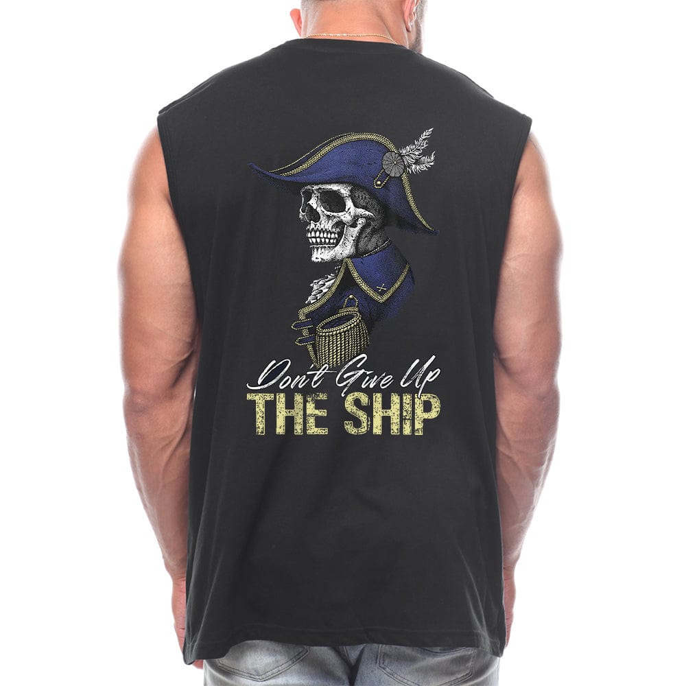 Don't Give Up The Ship Back fashion Sleeveless