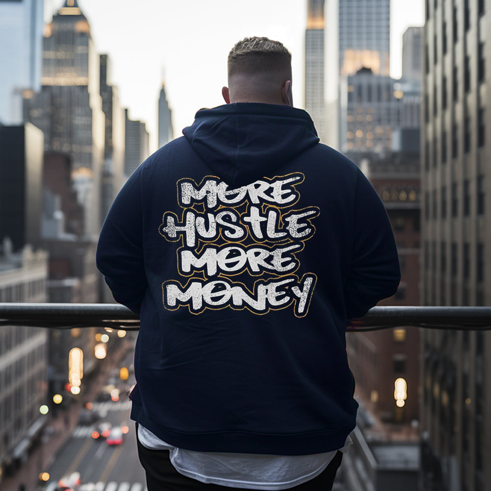 More much more  money Men's Plus Size Hoodie