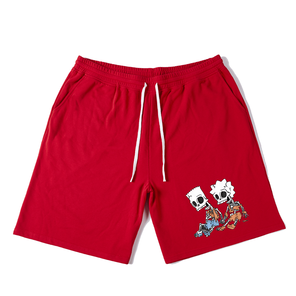 The Bart Simpson Lisa Simpson Big Size Shorts