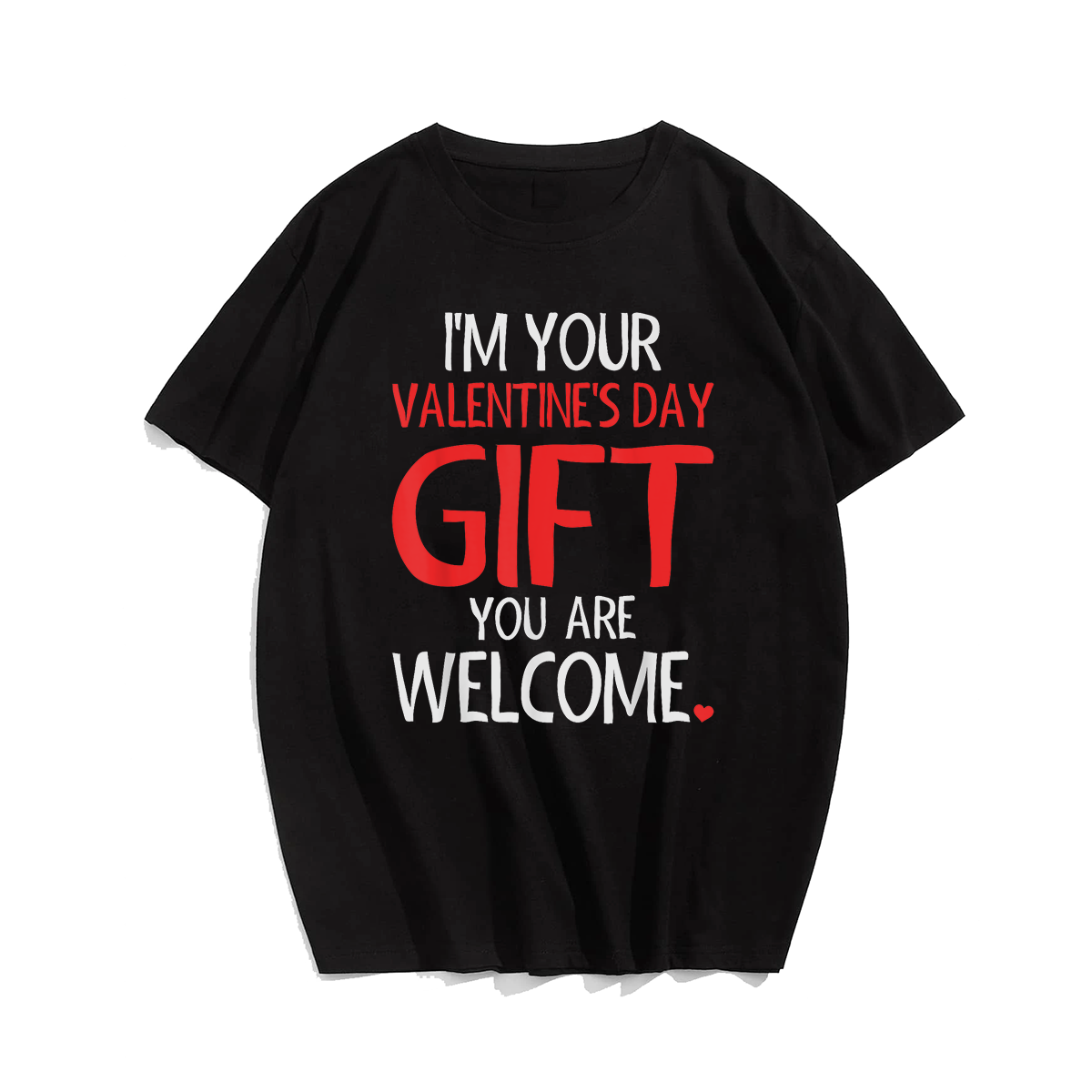 Im Your Valentine Valentines Day Funny V-day Pajama T-Shirt, Men Plus Size Oversize T-shirt for Big & Tall Man