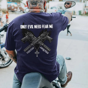 Only Evil Need Fear Me Plus Size T-Shirt