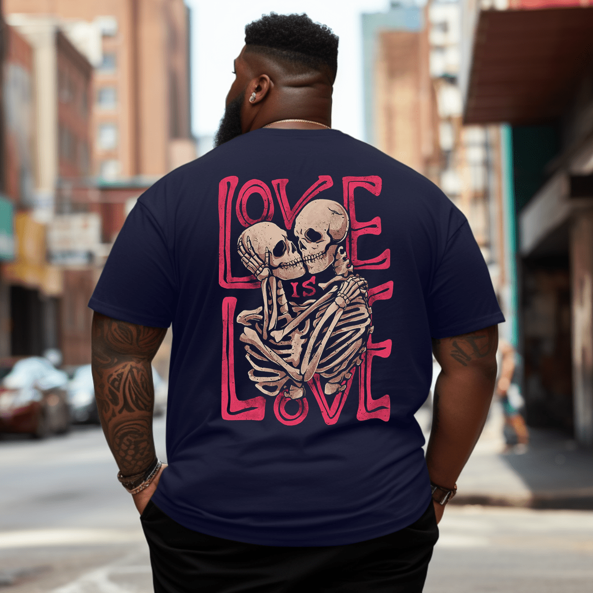 Love is Love Plus Size Men T-Shirt